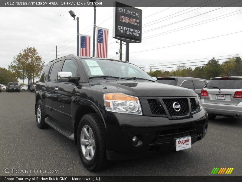 Galaxy Black / Charcoal 2012 Nissan Armada SV 4WD