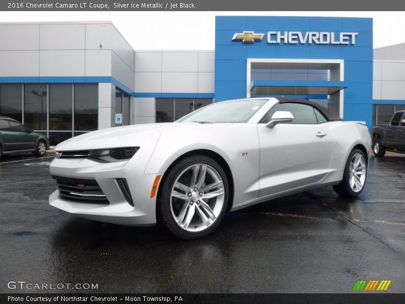 Silver Ice Metallic / Jet Black 2016 Chevrolet Camaro LT Coupe