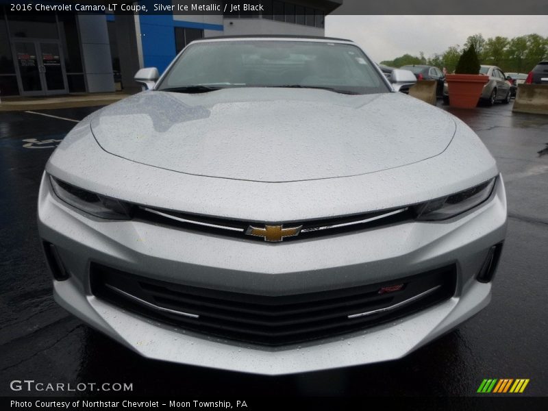 Silver Ice Metallic / Jet Black 2016 Chevrolet Camaro LT Coupe