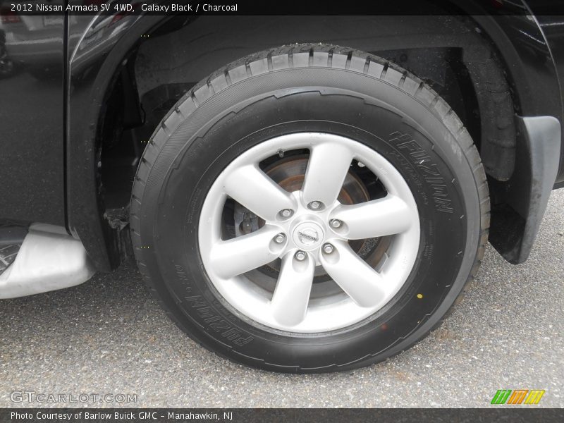 Galaxy Black / Charcoal 2012 Nissan Armada SV 4WD