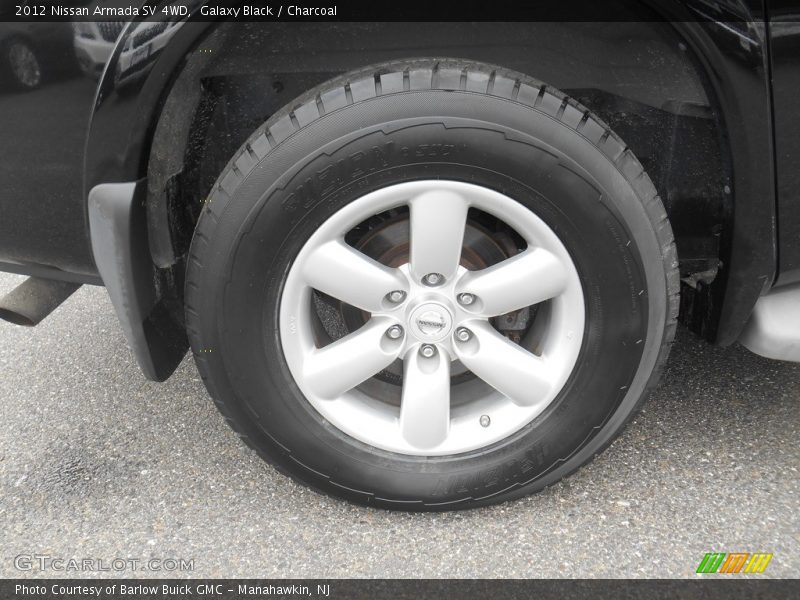 Galaxy Black / Charcoal 2012 Nissan Armada SV 4WD