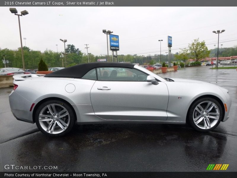 Silver Ice Metallic / Jet Black 2016 Chevrolet Camaro LT Coupe
