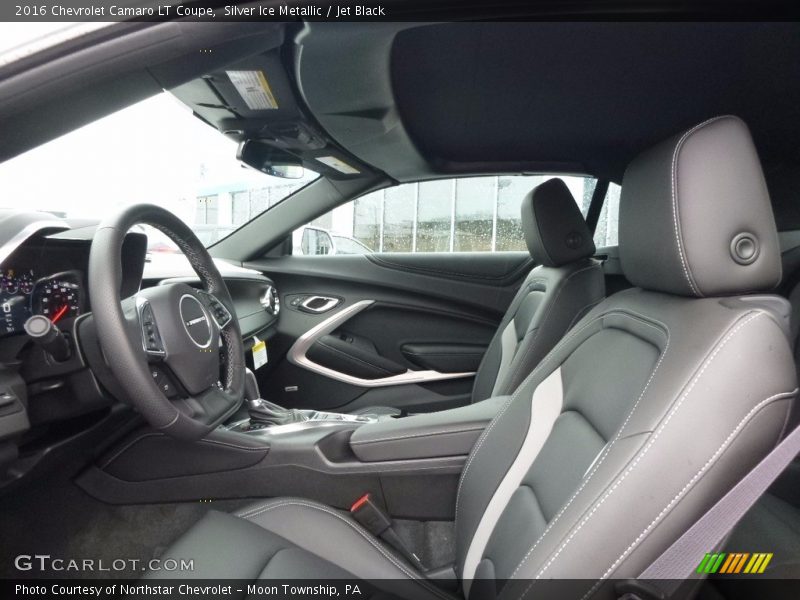 Silver Ice Metallic / Jet Black 2016 Chevrolet Camaro LT Coupe