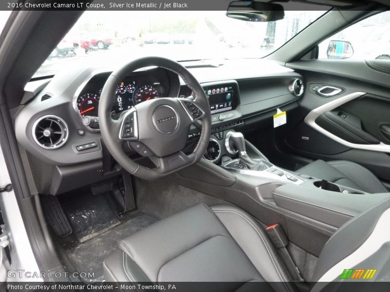 Silver Ice Metallic / Jet Black 2016 Chevrolet Camaro LT Coupe