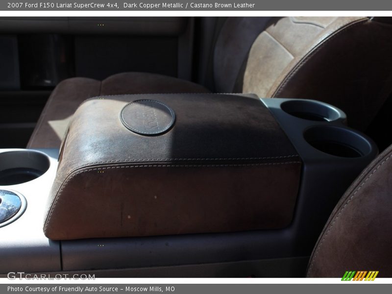 Dark Copper Metallic / Castano Brown Leather 2007 Ford F150 Lariat SuperCrew 4x4