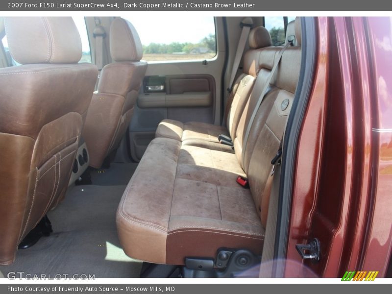 Dark Copper Metallic / Castano Brown Leather 2007 Ford F150 Lariat SuperCrew 4x4