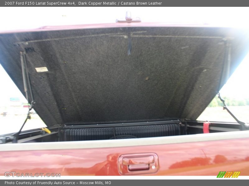 Dark Copper Metallic / Castano Brown Leather 2007 Ford F150 Lariat SuperCrew 4x4