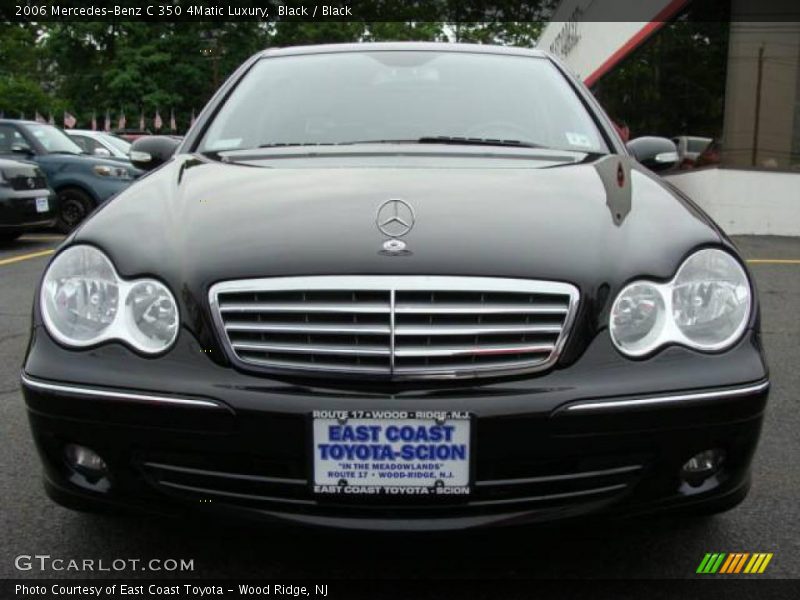 Black / Black 2006 Mercedes-Benz C 350 4Matic Luxury