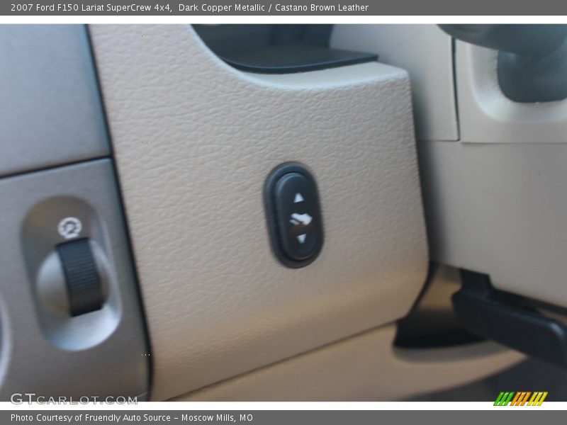 Dark Copper Metallic / Castano Brown Leather 2007 Ford F150 Lariat SuperCrew 4x4