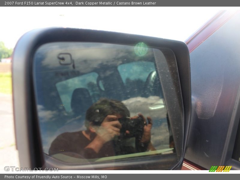 Dark Copper Metallic / Castano Brown Leather 2007 Ford F150 Lariat SuperCrew 4x4