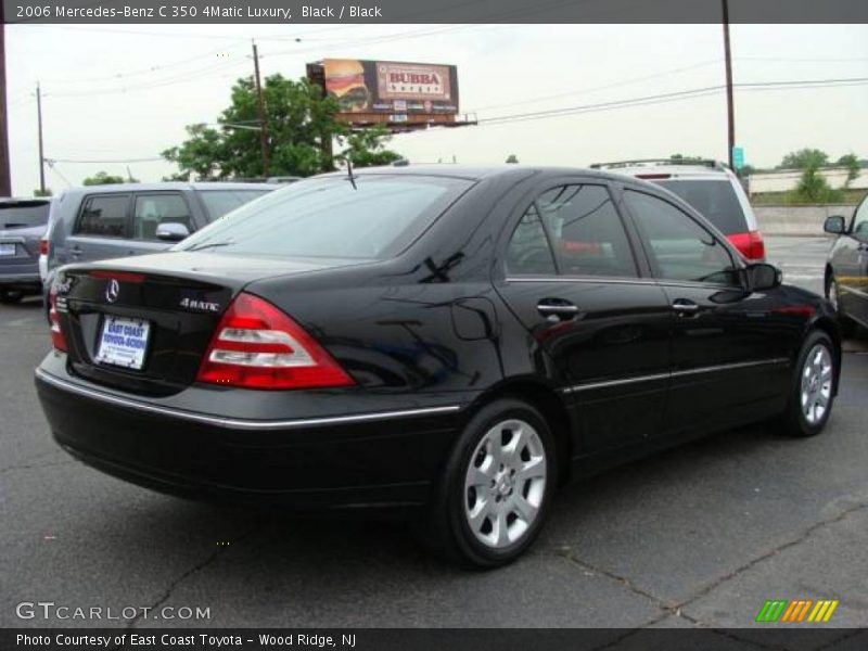Black / Black 2006 Mercedes-Benz C 350 4Matic Luxury