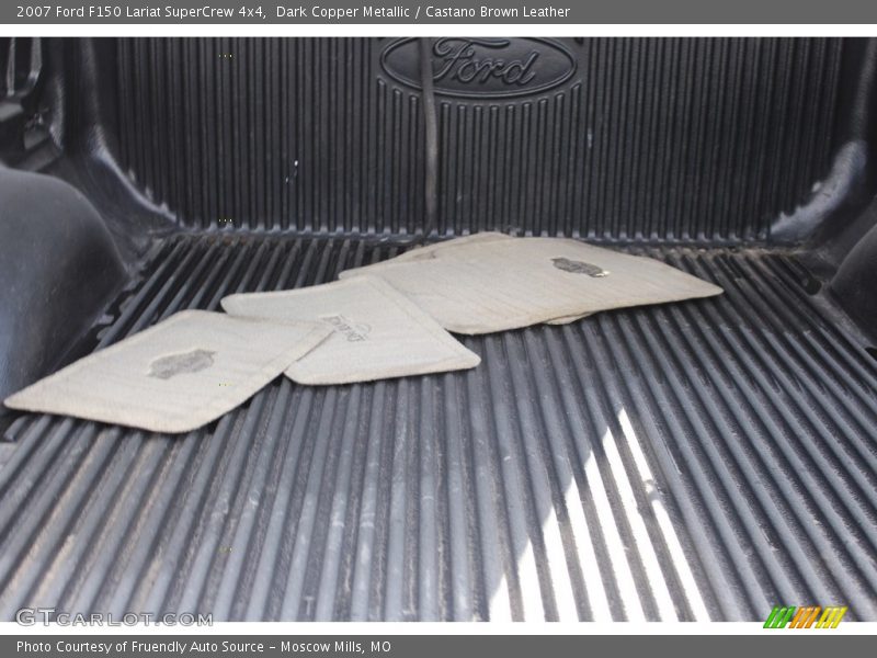 Dark Copper Metallic / Castano Brown Leather 2007 Ford F150 Lariat SuperCrew 4x4