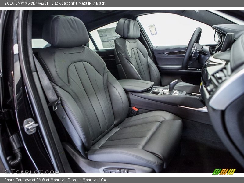  2016 X6 sDrive35i Black Interior