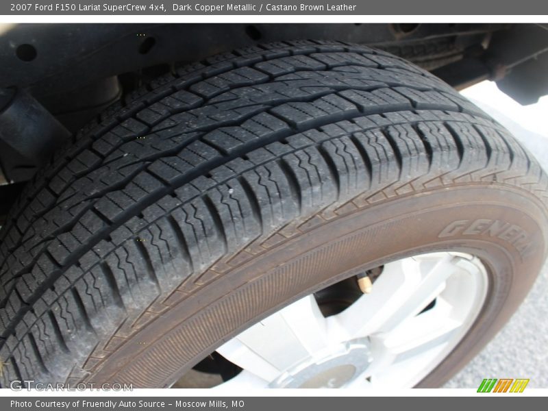 Dark Copper Metallic / Castano Brown Leather 2007 Ford F150 Lariat SuperCrew 4x4