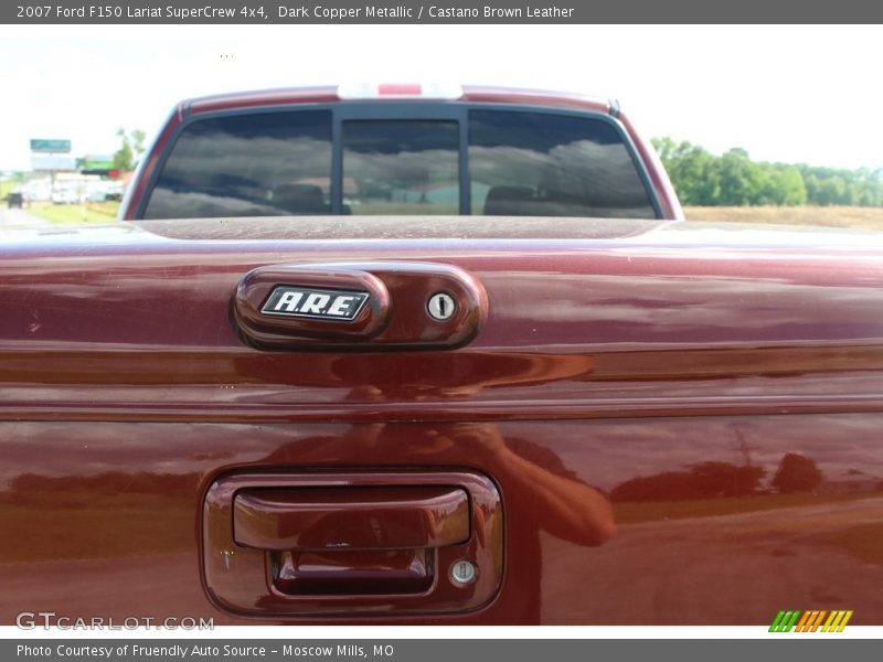 Dark Copper Metallic / Castano Brown Leather 2007 Ford F150 Lariat SuperCrew 4x4