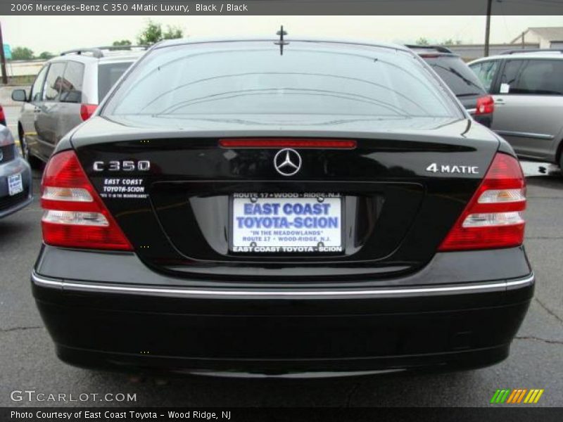 Black / Black 2006 Mercedes-Benz C 350 4Matic Luxury