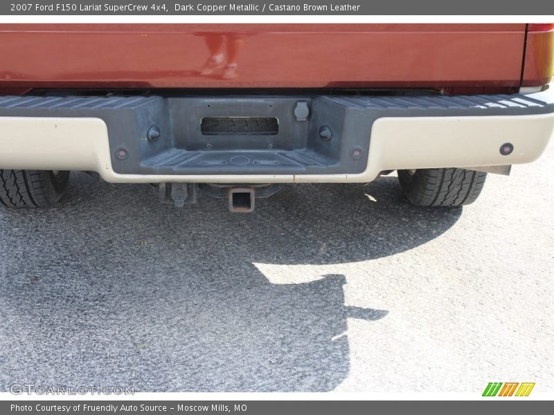 Dark Copper Metallic / Castano Brown Leather 2007 Ford F150 Lariat SuperCrew 4x4