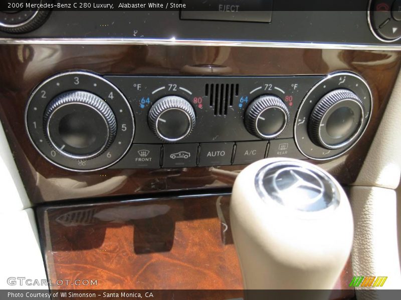 Alabaster White / Stone 2006 Mercedes-Benz C 280 Luxury