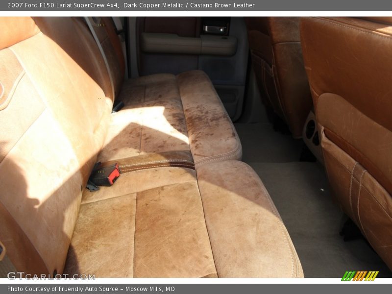 Dark Copper Metallic / Castano Brown Leather 2007 Ford F150 Lariat SuperCrew 4x4