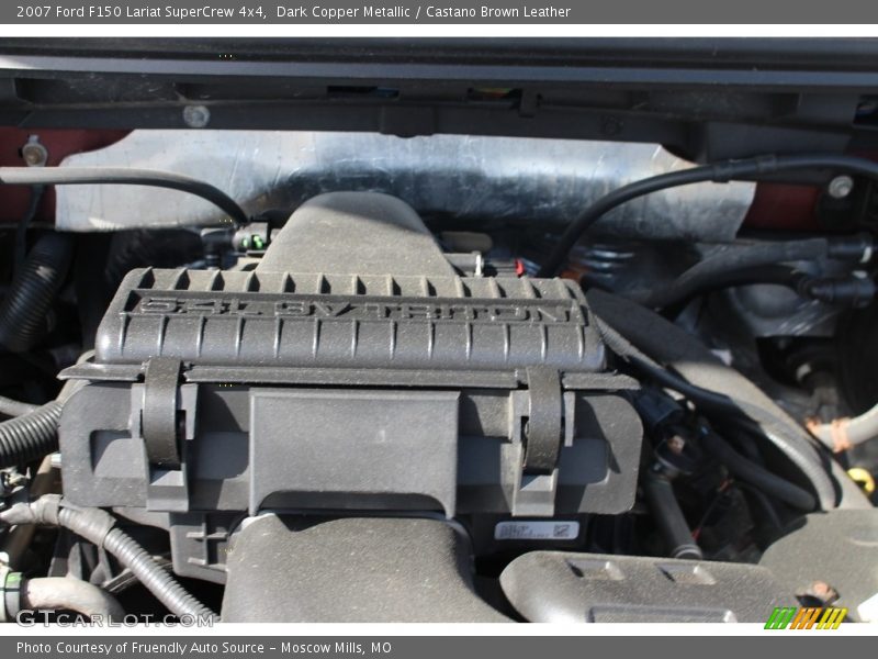 Dark Copper Metallic / Castano Brown Leather 2007 Ford F150 Lariat SuperCrew 4x4