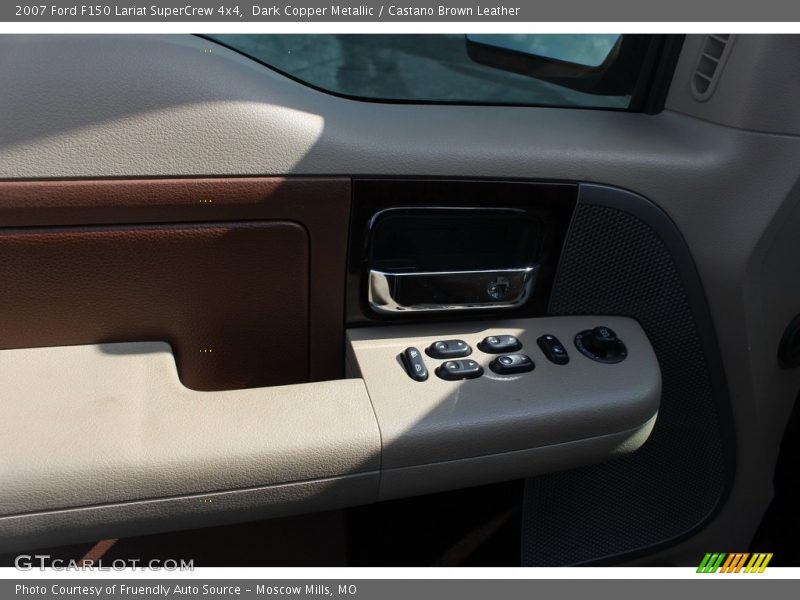 Dark Copper Metallic / Castano Brown Leather 2007 Ford F150 Lariat SuperCrew 4x4