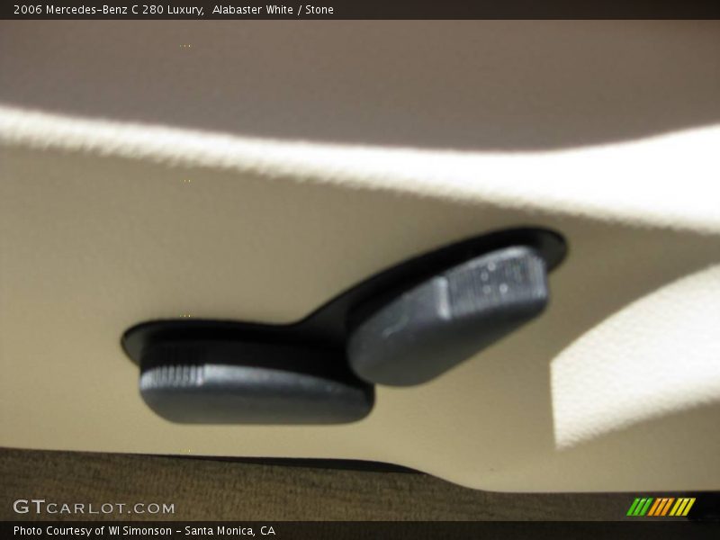 Alabaster White / Stone 2006 Mercedes-Benz C 280 Luxury