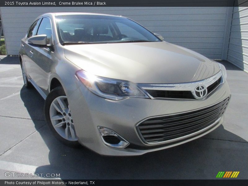 Creme Brulee Mica / Black 2015 Toyota Avalon Limited