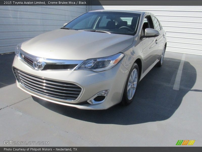Creme Brulee Mica / Black 2015 Toyota Avalon Limited