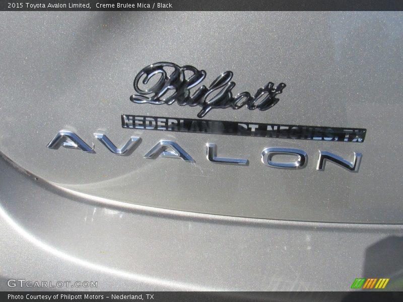 Creme Brulee Mica / Black 2015 Toyota Avalon Limited