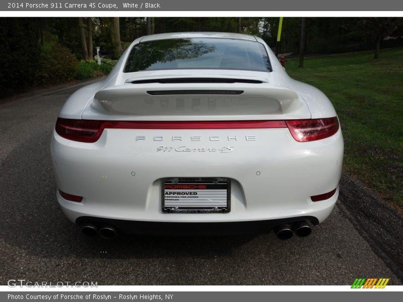 White / Black 2014 Porsche 911 Carrera 4S Coupe