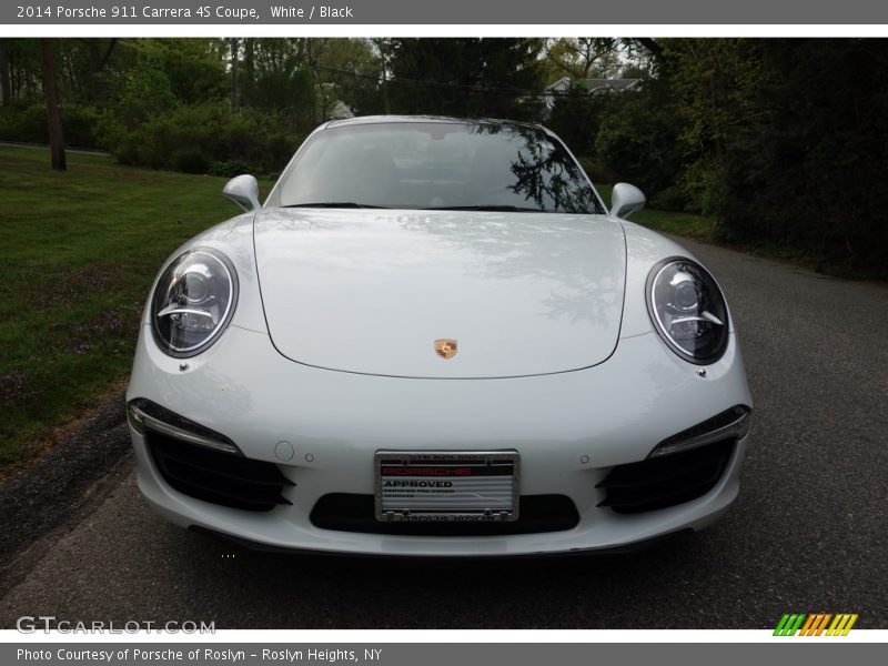 White / Black 2014 Porsche 911 Carrera 4S Coupe