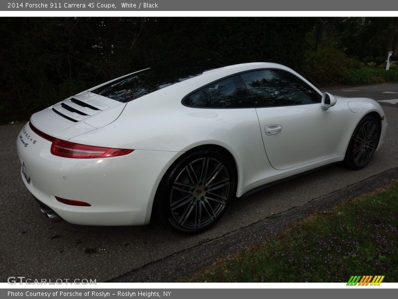 White / Black 2014 Porsche 911 Carrera 4S Coupe