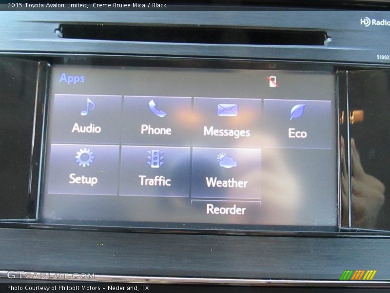 Creme Brulee Mica / Black 2015 Toyota Avalon Limited