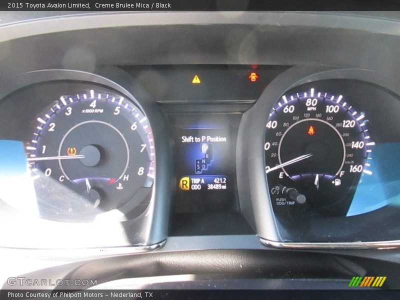 Creme Brulee Mica / Black 2015 Toyota Avalon Limited
