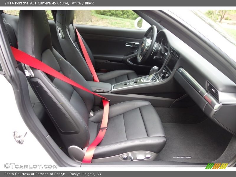 White / Black 2014 Porsche 911 Carrera 4S Coupe