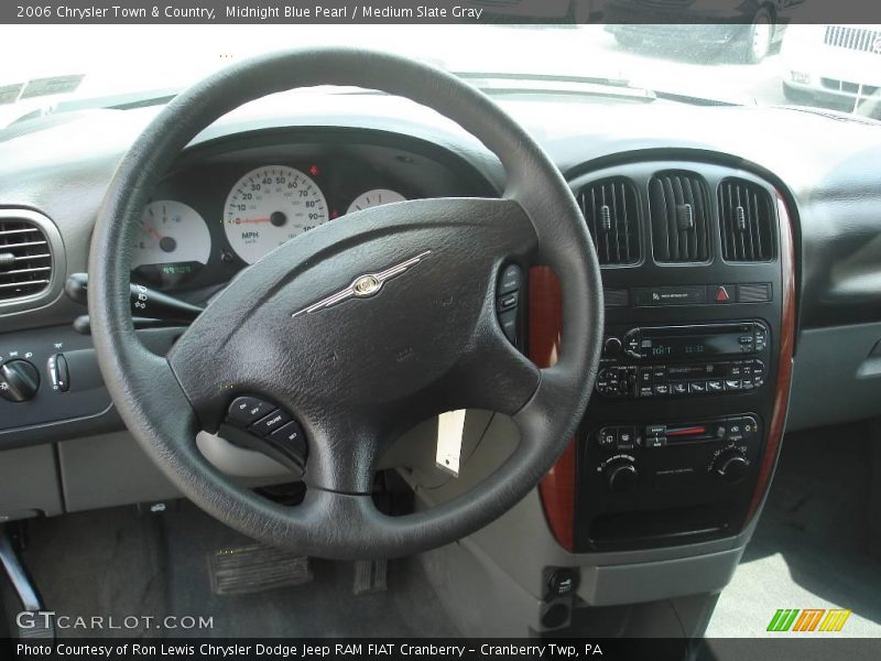Midnight Blue Pearl / Medium Slate Gray 2006 Chrysler Town & Country