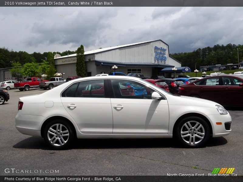 Candy White / Titan Black 2010 Volkswagen Jetta TDI Sedan