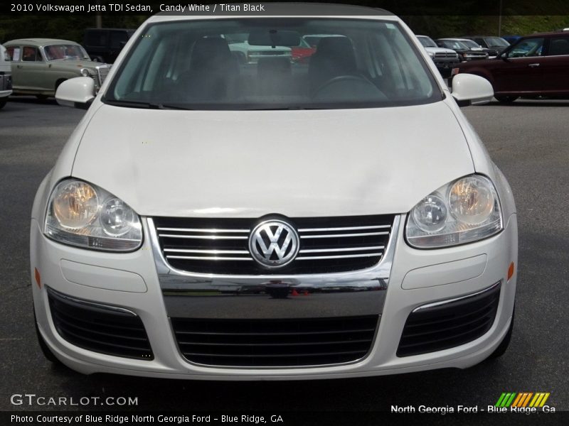 Candy White / Titan Black 2010 Volkswagen Jetta TDI Sedan
