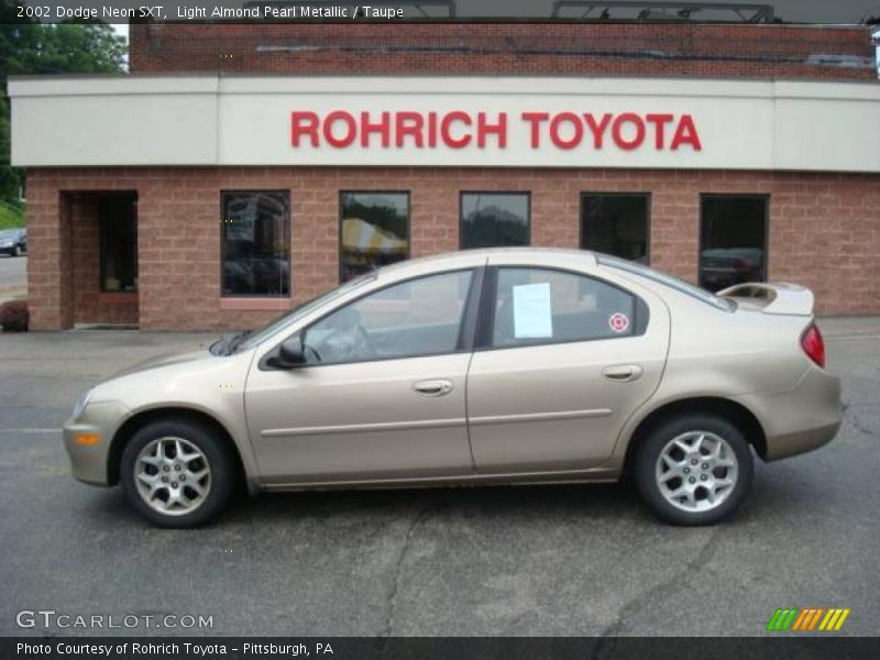 Light Almond Pearl Metallic / Taupe 2002 Dodge Neon SXT