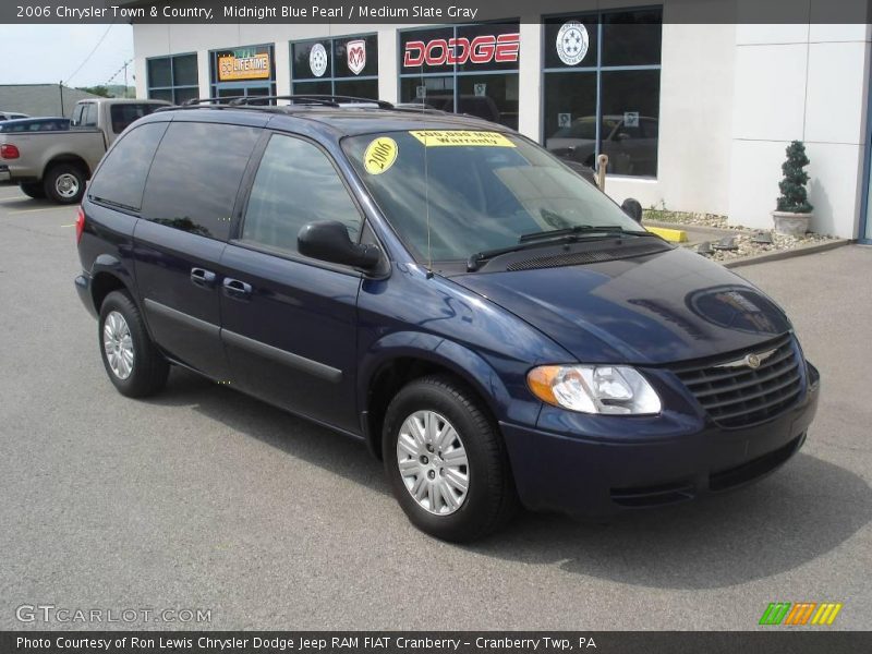 Midnight Blue Pearl / Medium Slate Gray 2006 Chrysler Town & Country