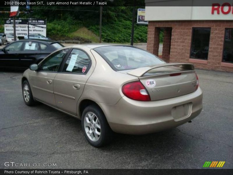 Light Almond Pearl Metallic / Taupe 2002 Dodge Neon SXT