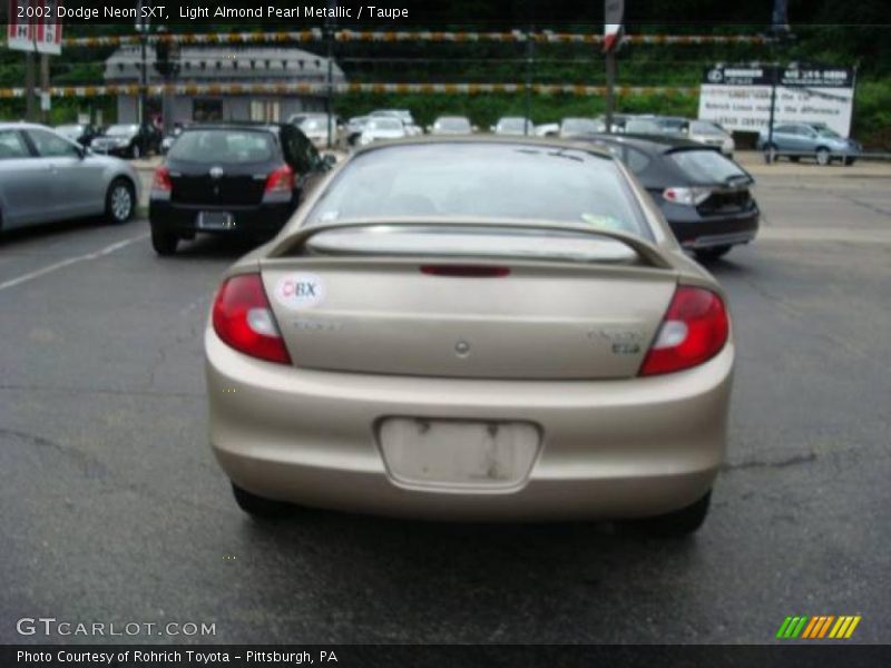 Light Almond Pearl Metallic / Taupe 2002 Dodge Neon SXT