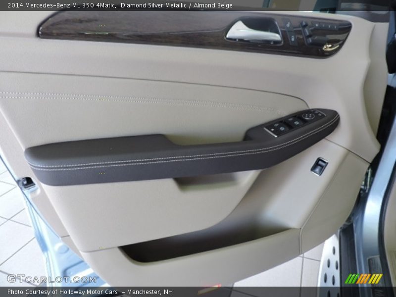 Diamond Silver Metallic / Almond Beige 2014 Mercedes-Benz ML 350 4Matic