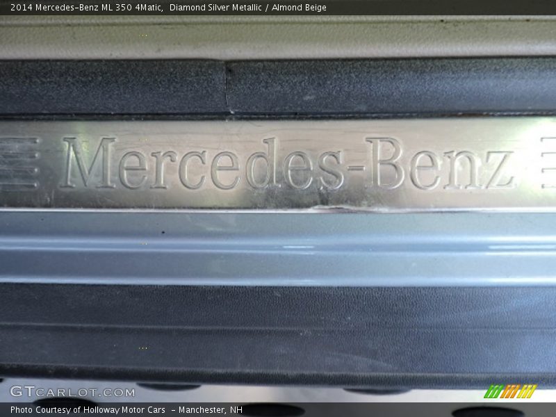 Diamond Silver Metallic / Almond Beige 2014 Mercedes-Benz ML 350 4Matic