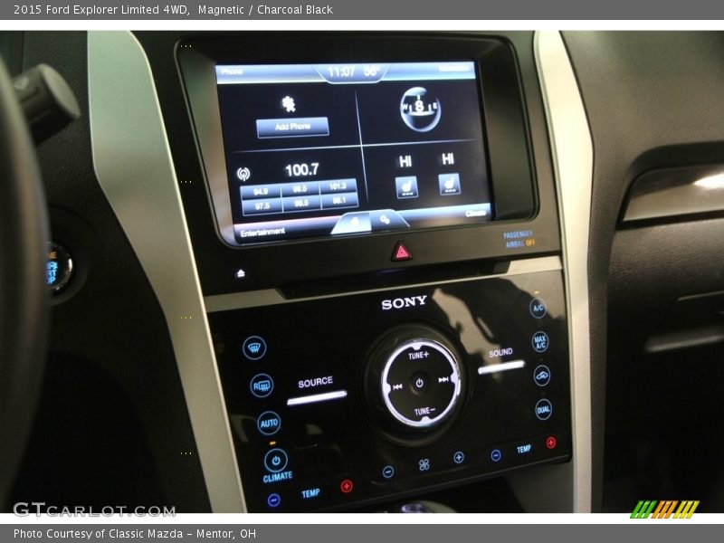 Magnetic / Charcoal Black 2015 Ford Explorer Limited 4WD