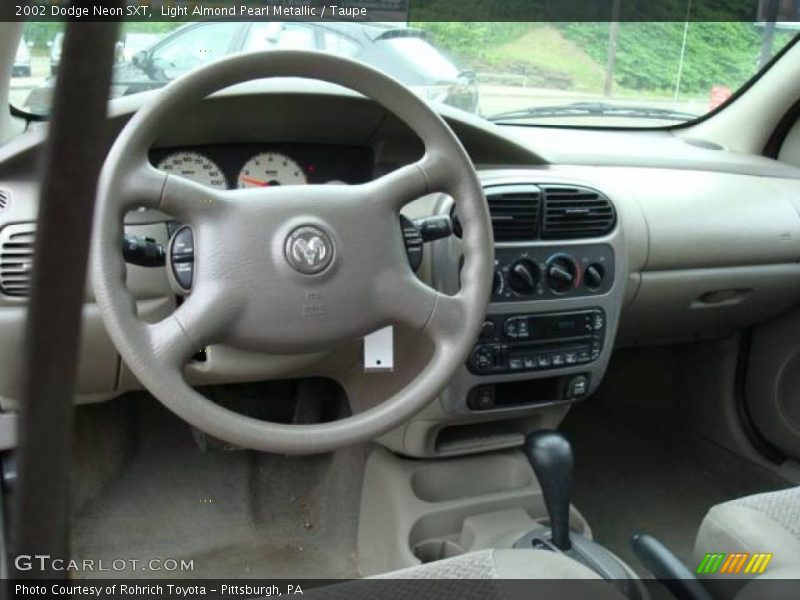 Light Almond Pearl Metallic / Taupe 2002 Dodge Neon SXT