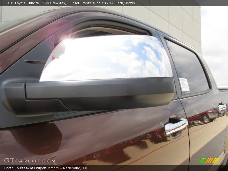 Sunset Bronze Mica / 1794 Black/Brown 2016 Toyota Tundra 1794 CrewMax