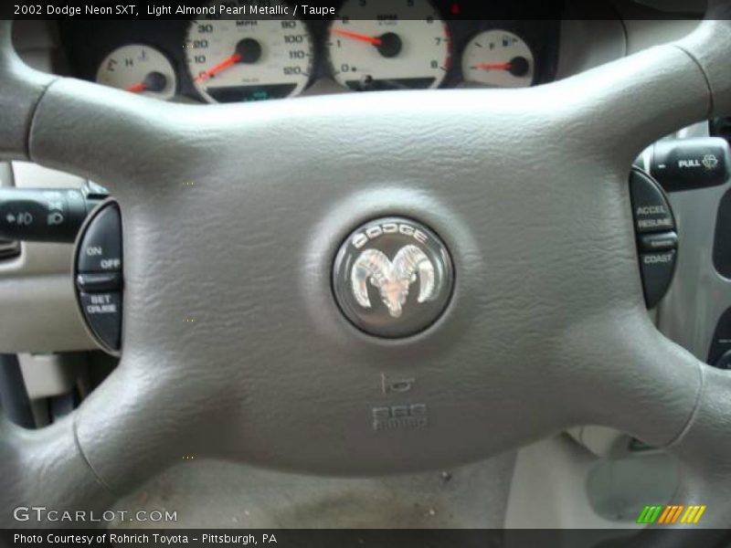 Light Almond Pearl Metallic / Taupe 2002 Dodge Neon SXT