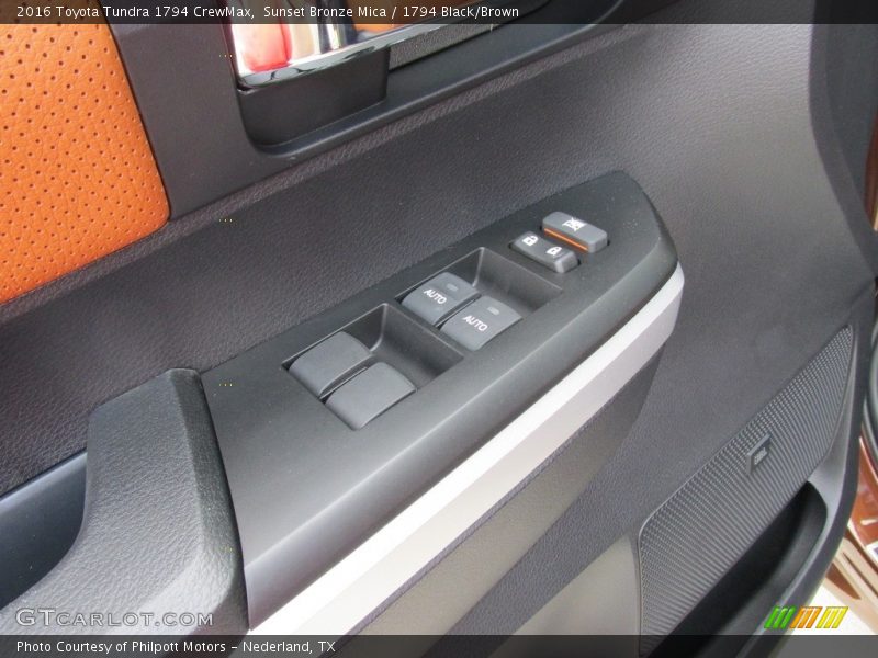 Sunset Bronze Mica / 1794 Black/Brown 2016 Toyota Tundra 1794 CrewMax