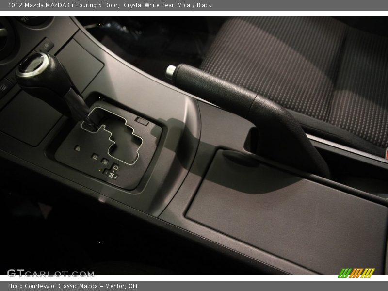 Crystal White Pearl Mica / Black 2012 Mazda MAZDA3 i Touring 5 Door
